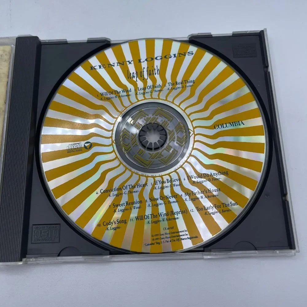 Leap Of Faith Kenny Loggins CD, 1991 - Picture 6 of 7